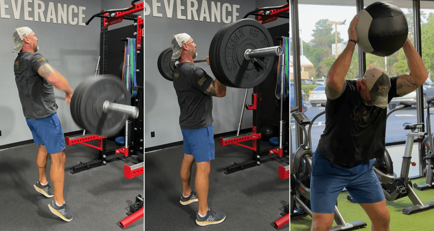 Jarret Johnson workout 